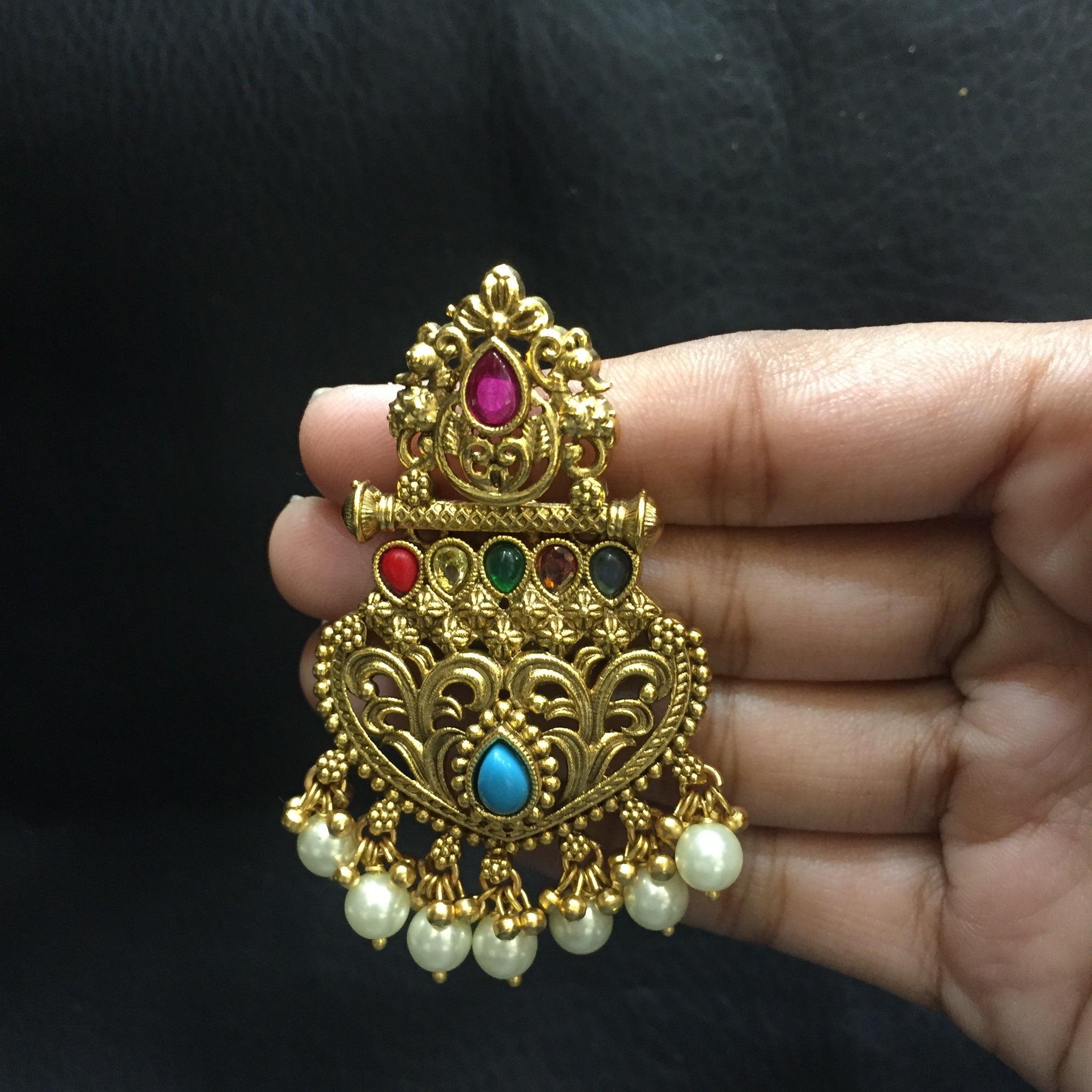 Multi Gold Look Earring - Dazzles Jewellery