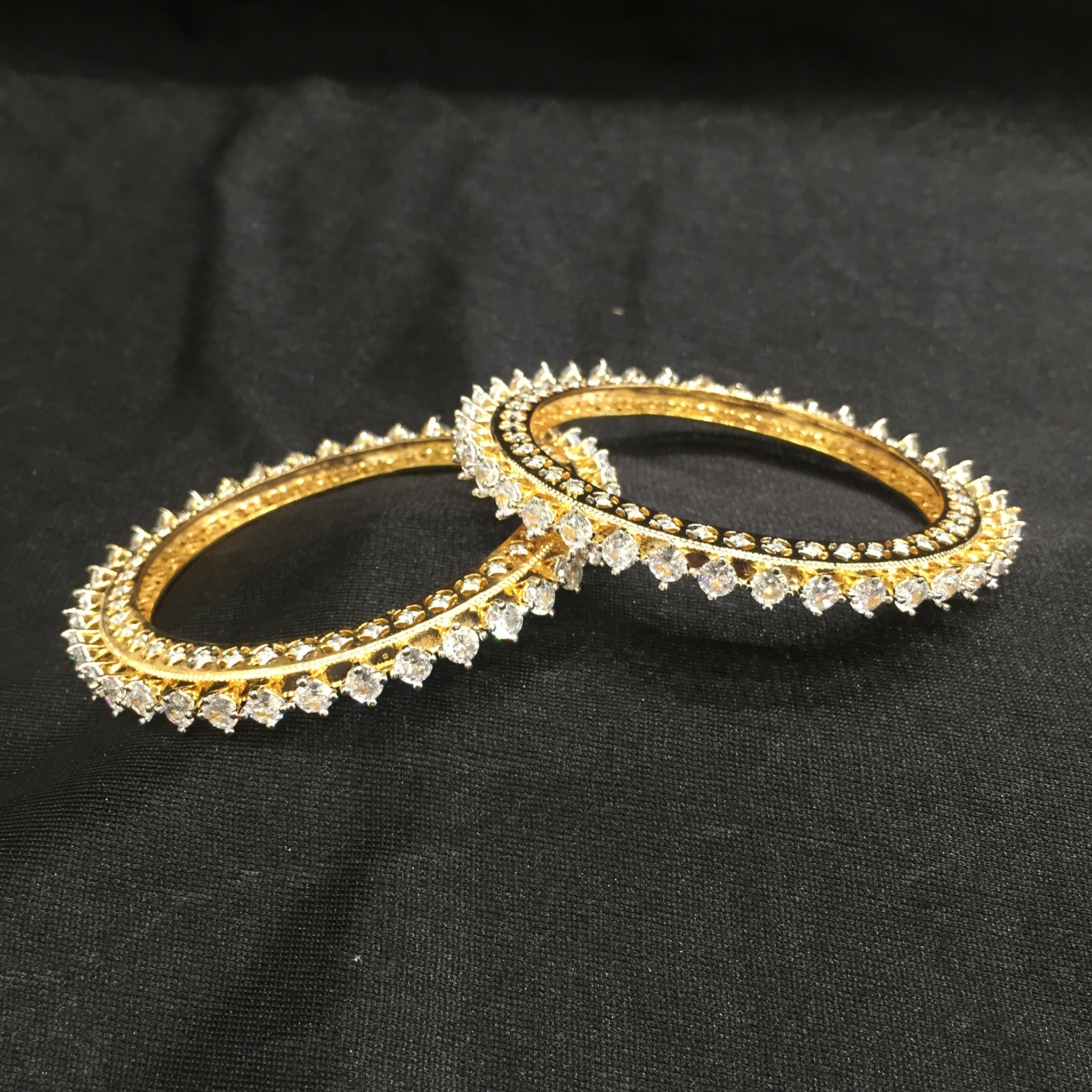 Zircon/AD Bangles/Kada 6229-08 - Dazzles Jewellery