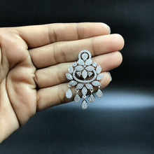 Medium Zircon/AD Pendant Set 7372-34 - Dazzles Jewellery