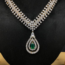 Zircon/AD Necklace Set 8905-3007 - Dazzles Jewellery