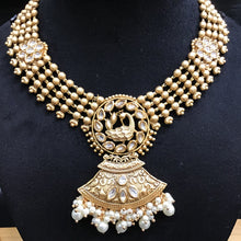 Round Neck Kundan Necklace 4256-68 - Dazzles Jewellery