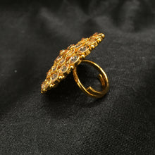 Polki Adjustable Ring 5852-28 - Dazzles Jewellery