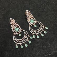 Mint Green AD Earring - Dazzles Jewellery