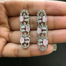 Zircon/AD Necklace Set 1180-69 - Dazzles Jewellery