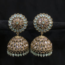 Jhumki Antique Earring 3962-28 - Dazzles Jewellery