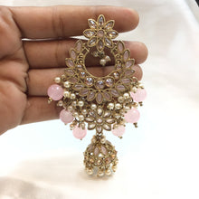 Chandbali Antique Earring 6912-28 - Dazzles Jewellery