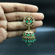 Green Antique Earrings - Dazzles Jewellery