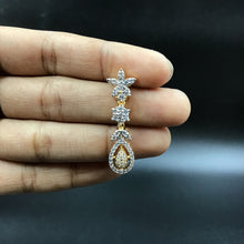Round Neck Zircon/AD Necklace Set 6191-08 - Dazzles Jewellery