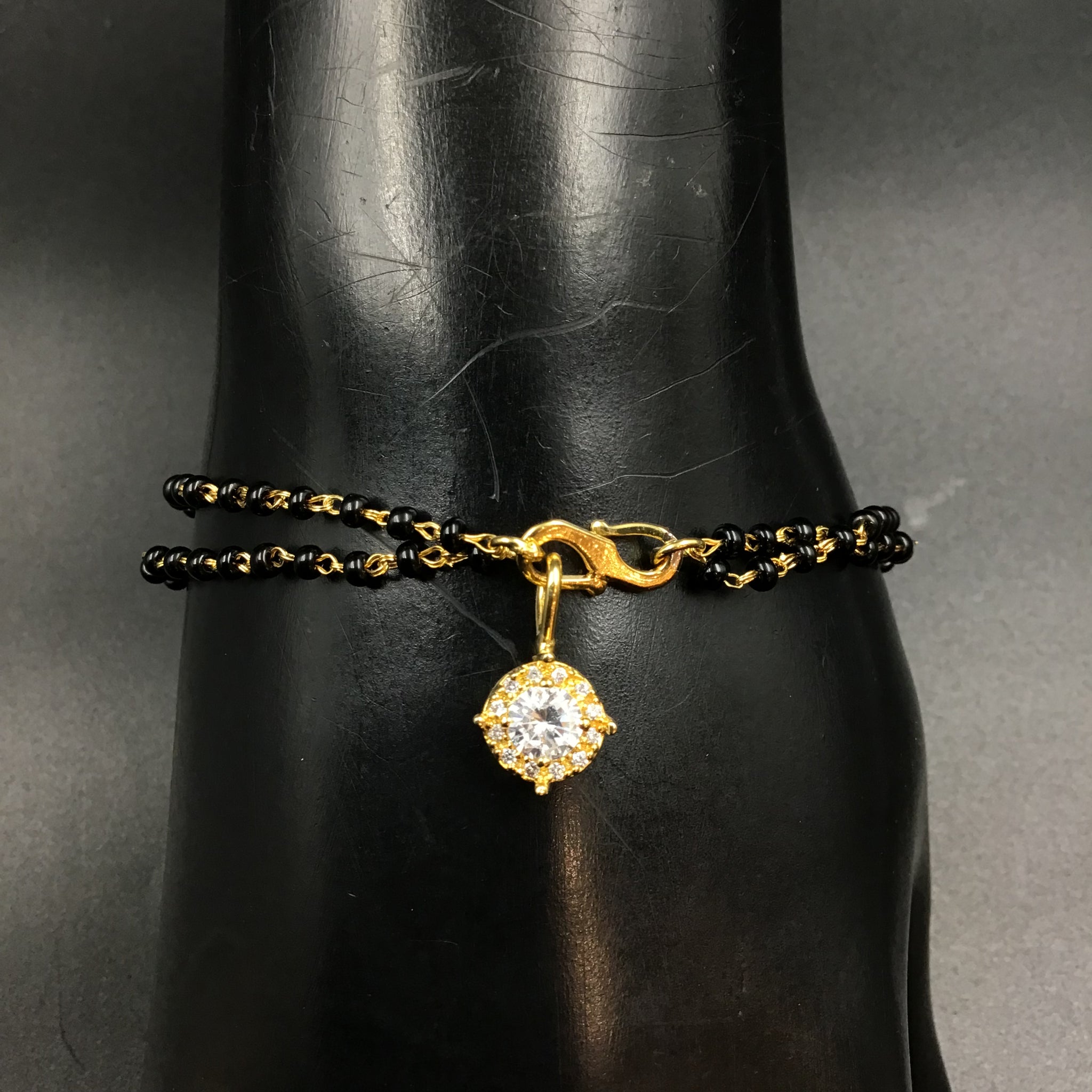 Gold Mangalsutra Bracelet 9905-5065 - Dazzles Jewellery