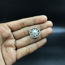 Silver Zircon/AD Pendant Set 16094-3241 - Dazzles Jewellery