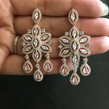 Zircon/AD Necklace Set 1186-69 - Dazzles Jewellery