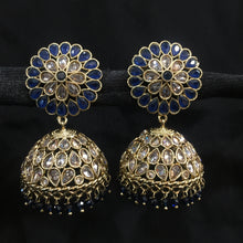 Jhumki Antique Earring 3962-28 - Dazzles Jewellery