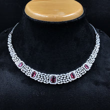Round Neck Zircon/AD Necklace Set 5934-69 - Dazzles Jewellery