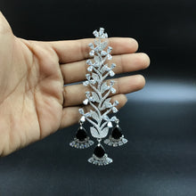 Black Zircon/AD Earring 13239-0103 - Dazzles Jewellery