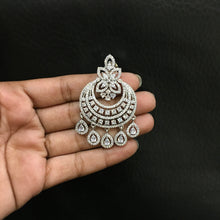 Chandbali Zircon/AD Earring 4187-69 - Dazzles Jewellery