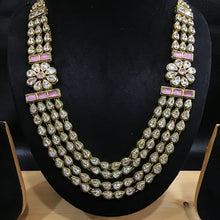 Polki Necklace Set 1519-21 - Dazzles Jewellery