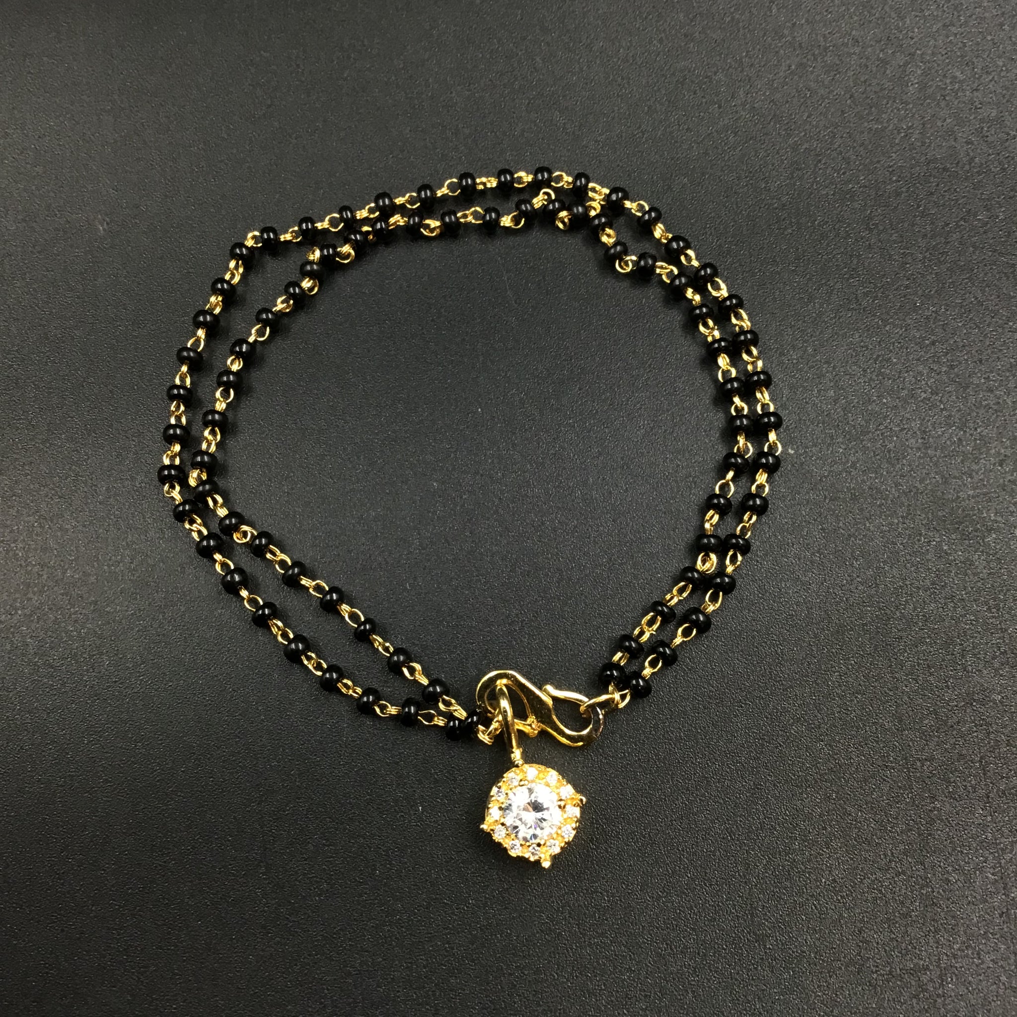 Gold Mangalsutra Bracelet 9905-5065 - Dazzles Jewellery