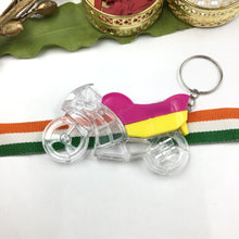 Kid's Boys Rakhi - Light Bike Keychain D369 - Dazzles Jewellery