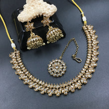 Round Neck Antique Necklace Set 7191-33 - Dazzles Jewellery