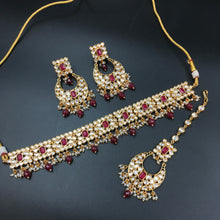 Choker Kundan Necklace Set 3710-28 - Dazzles Jewellery