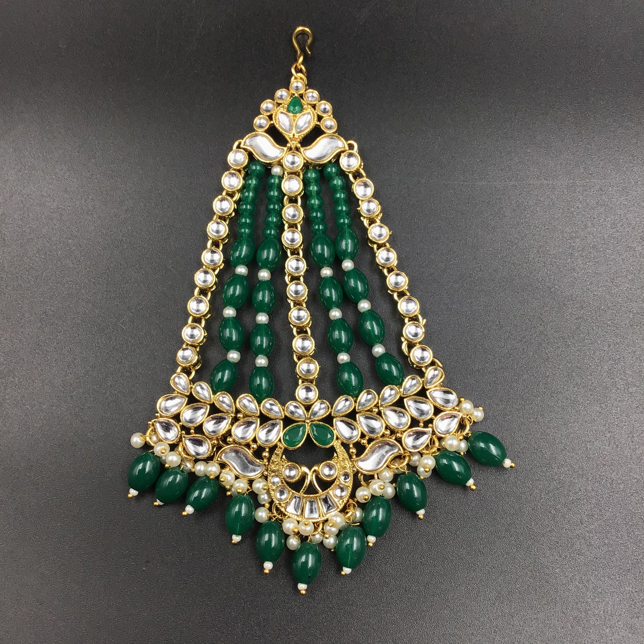 Kundan Passa 6099-R - Dazzles Jewellery