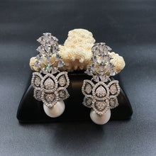 Light Zircon/AD Earring 4196-69 - Dazzles Jewellery