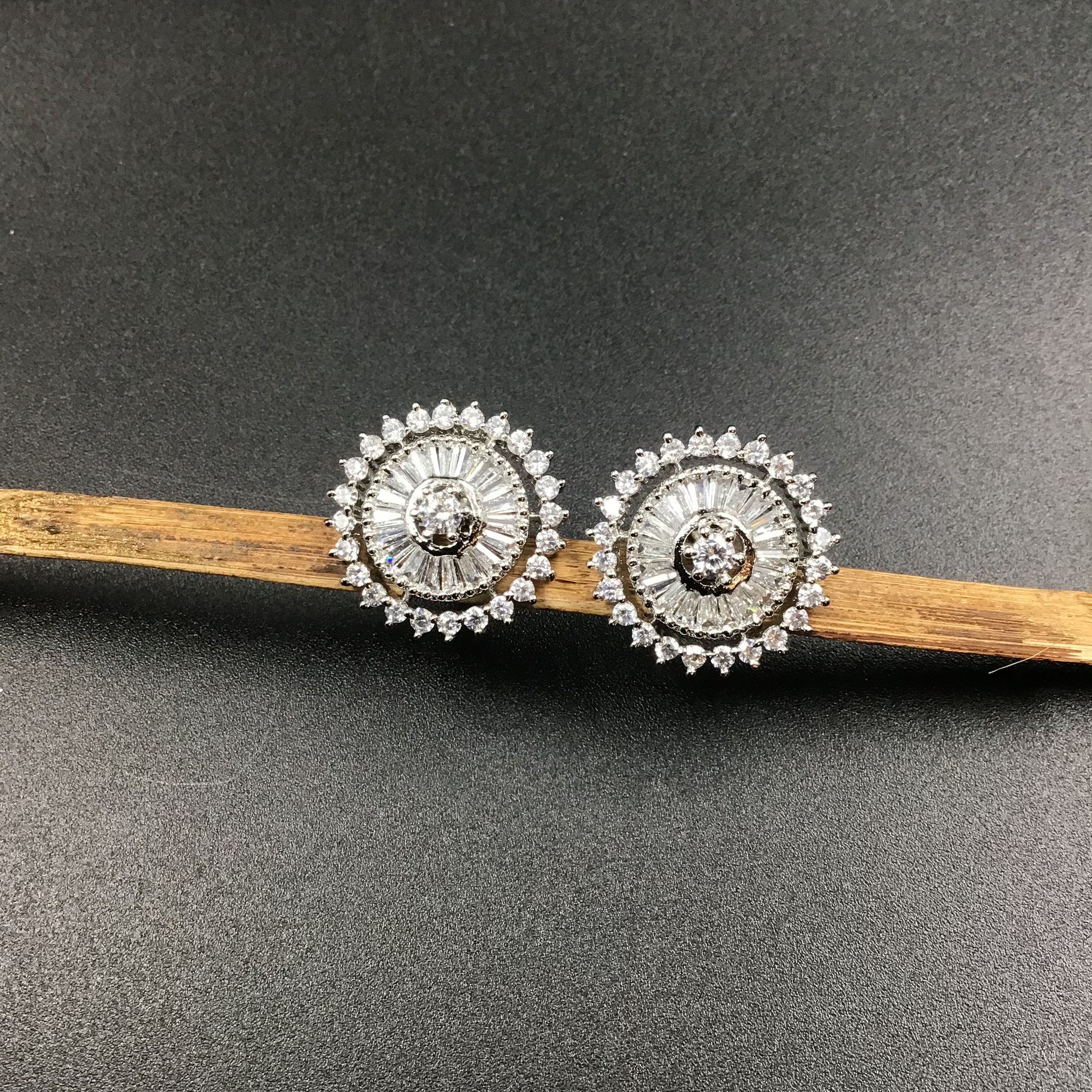 Zircon/AD Tops/Studs 3205-11 - Dazzles Jewellery