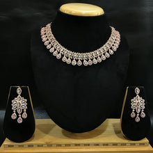 Zircon/AD Necklace Set 1186-69 - Dazzles Jewellery