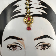 Kundan Maang Tikka 3829-28 - Dazzles Jewellery