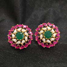 Tops/Studs Jadau Earring 5985-65 - Dazzles Jewellery