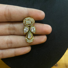 Polki Necklace Set 1425-21 - Dazzles Jewellery