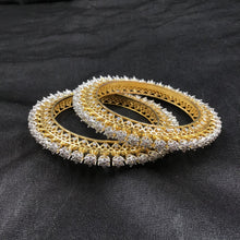 White Bangles/ Kada 5553-9618 - Dazzles Jewellery
