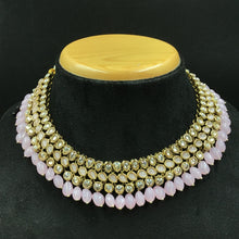 Round Neck Antique Necklace Set 4648-33 - Dazzles Jewellery