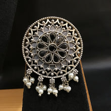 Oxidized Earring 1205-69 - Dazzles Jewellery