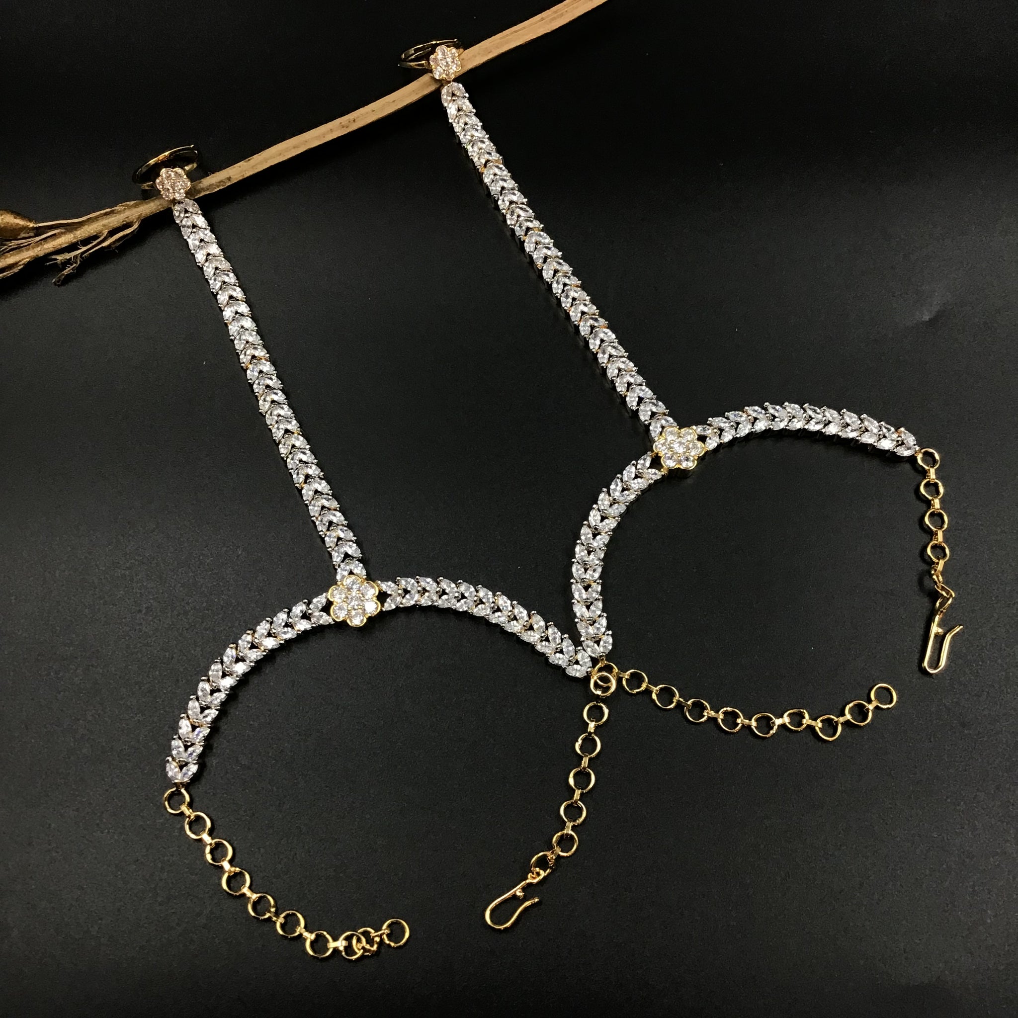 Zircon/AD Hathphool 3317-08 - Dazzles Jewellery
