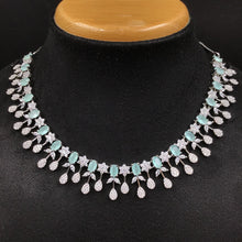 Round Neck Zircon/AD Necklace Set 5926-69 - Dazzles Jewellery