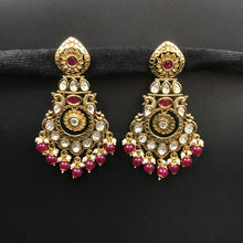 Danglers Kundan Earring 3916-28 - Dazzles Jewellery