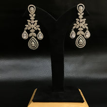 Zircon/AD Earring 1084-69 - Dazzles Jewellery