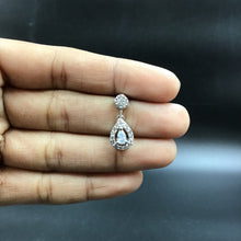 Silver Zircon/AD Earring 13956-1046 - Dazzles Jewellery