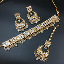 Choker Kundan Necklace Set 3710-28 - Dazzles Jewellery