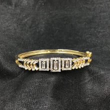 Openable Zircon/AD Bracelet 3237-11 - Dazzles Jewellery