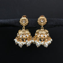 Jhumki Kundan Earring 3973-28 - Dazzles Jewellery
