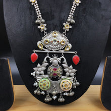Heavy Oxidized Pendant Set 4752-42 - Dazzles Jewellery
