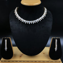 White Zircon/AD Necklace Set - Dazzles Jewellery