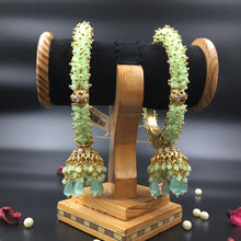 Mint Green Bangles/Kada - Dazzles Jewellery