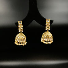 Antique Gold Finish Designer Bridal Kundan Choker Set 6494-1225 - Dazzles Jewellery