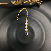 Kundan Polki Maang Tikka 2734-100 - Dazzles Jewellery