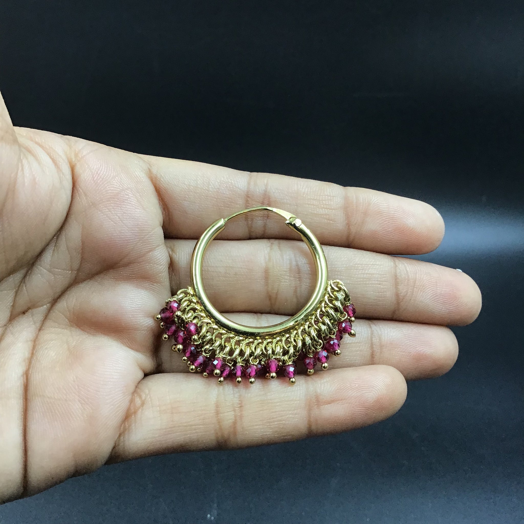 Ruby Antique Earrings - Dazzles Jewellery