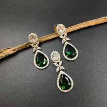 Light Zircon/AD Pendant Set 3451-68 - Dazzles Jewellery