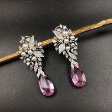 Silver Polish Zircon/AD Earring 6693-69 - Dazzles Jewellery